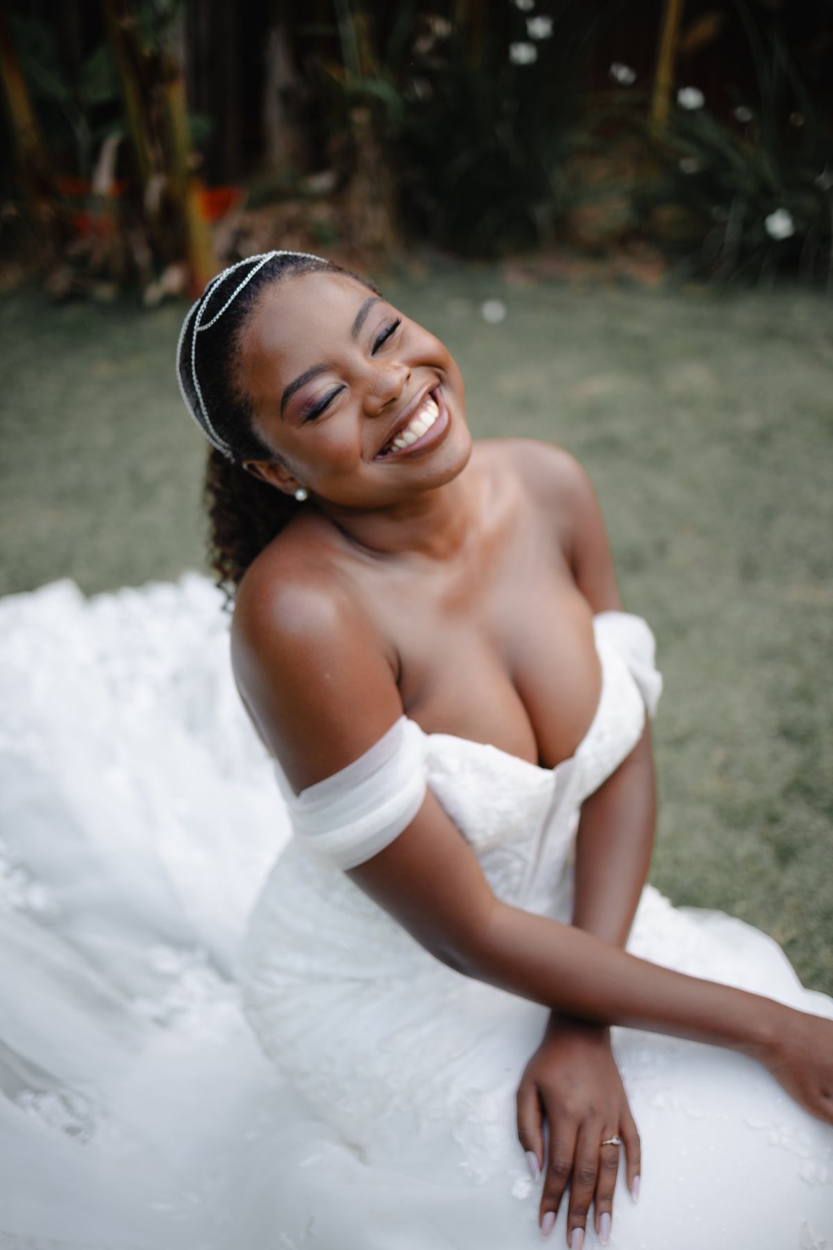 Noiva sorrindo